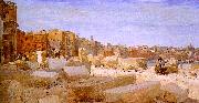  Giovanni   Giacometti Stonebreakers at Lungotevere oil painting on canvas